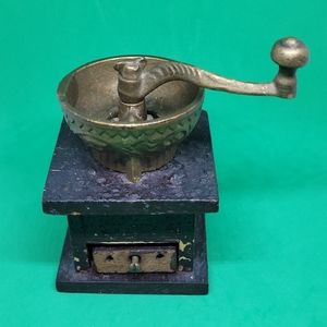 Antique coffee grinder, ashtray, coffee grinder,  vintage, coffee mill grinder